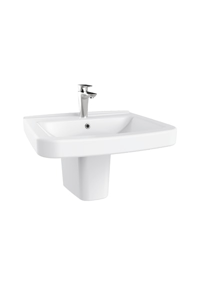 Creavit Lr060 Lara 60 CM Yarım Ayak Lavabo