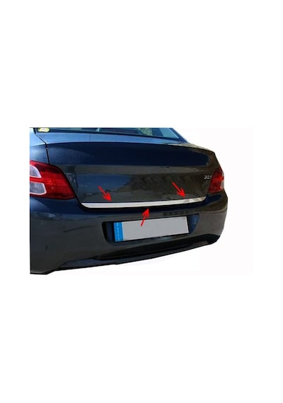 Peugeot 301 Krom Bagaj Alt Çıtası Paslanmaz N11.3254