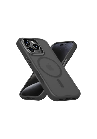 Momax Play CaseForm Apple Uyumlu iPhone 16 Pro Max Magsafe Kılıf Siyah