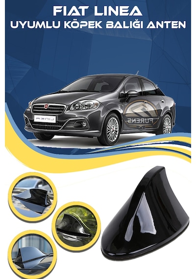 Fiat Linea Uyumlu Oto Balık Sırtı Anten Elektrikli Köpekbalığı Balina Tavan Anteni