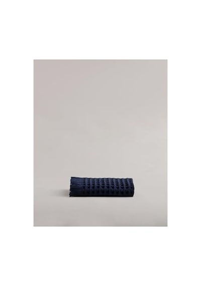 Lacivert 100% Pamuk El Havlusu, 30x45 Cm Boyutunda, 2'li Takım Açik Gri
