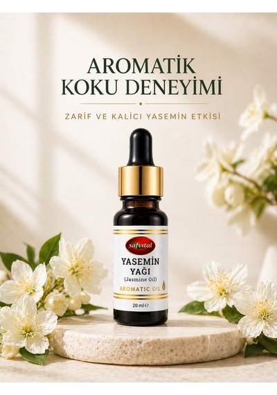Yasemin Yağı 20 Ml Aromatik Yağ Ortam Kokulandırma Rahatlatıcı Koku Deneyimi Saf Esans Etkisi