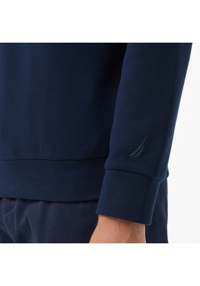 Nautica Erkek Lacivert Classic Fit Sweatshirt Düz K57081t Lacivert