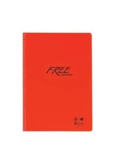 A4 80 Yp. Çizgili Pp Kapak Spiralli Free Defter