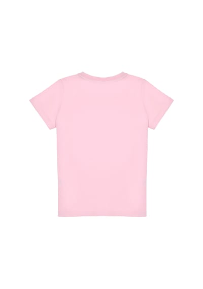 U.S. Polo Assn. Erkek Çocuk Açık Pembe Bisiklet Yaka Tişört 50307129-VR078