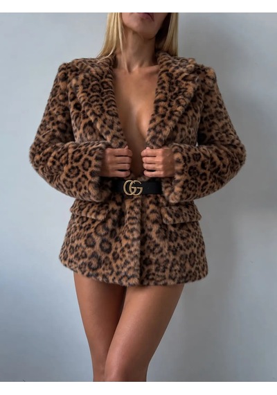 Havens Tiger Leopar Kürk Ceket