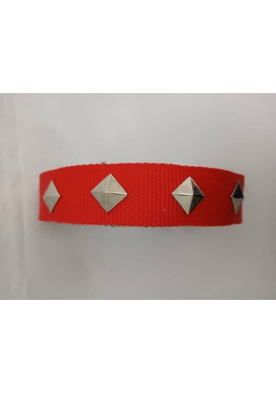 Kozaklı 10467 Süslü Köpek Tasması Turuncu 70 x 4 CM Turuncu
