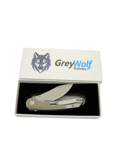 Grey Wolf Padawan D2 Çelik G10 Kamp Çakı Krem