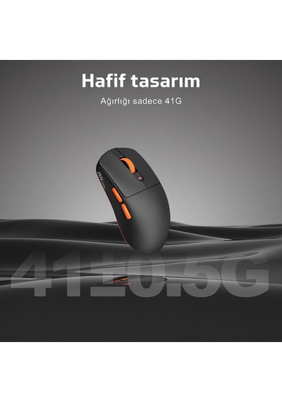Royal Kludge Rk M30 43g Ultralight Tri-mode Kablosuz Gaming Mouse Standart