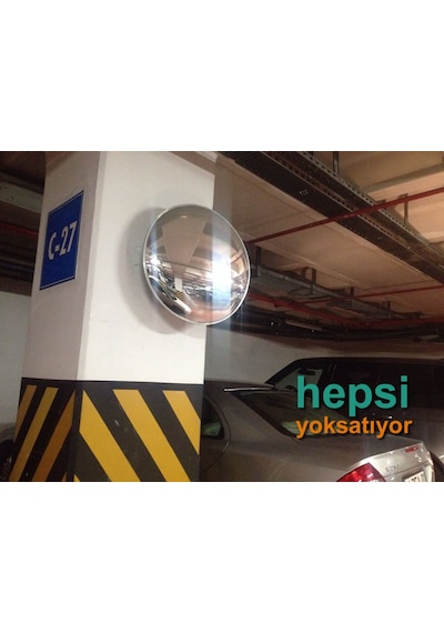 30 Cm Çapında Bombeli Trafik Güvenlik Aynası