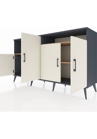 Kronos Konsol 5 Raflı 4 Kapaklı 176x59x99 Antrasit-aytaşı/çam Aytası/atlas Çam - Antrasıt Kronos Konsol 5 Raflı 4 Kapaklı 176x59x99 Antrasit-aytaşı/çam Aytası/atlas Çam - Antrasıt