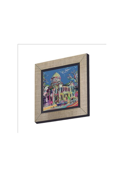 Ukrayna Görseli Baskılı Mdf Magnet 7x7 411