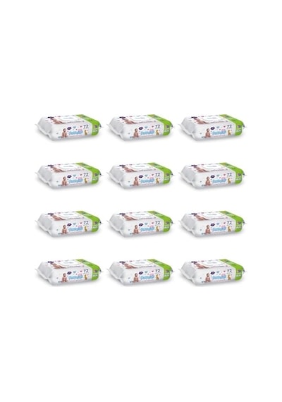 Islak Mendil 864 Yaprak 12x72 Koli