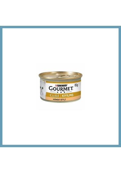 Gourmet Kıyılmış Hindi Etli Yetişkin Kedi Konservesi 85 Gr Mbt06