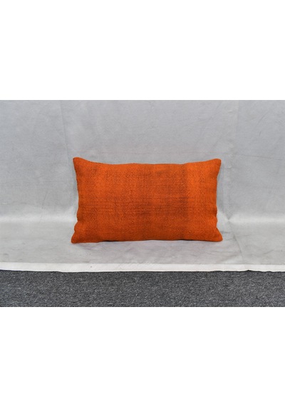 Zehra Abla Halı Yeni El Dokuma Dekoratif Lumbar Kilim Kırlent Yastık Kılıfı 6591 Çok Renkli