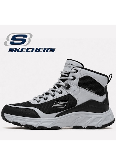Skechers Hillcrest 2.0 Woodrock Peak 237804-gybk Water Repellent Outdoor Erkek Bot Gri