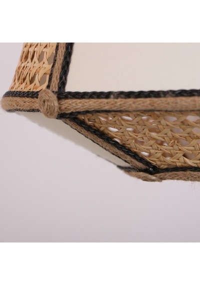 Özden 30x30 Cm Doğal Hazeran & Kumaş Avize Mix