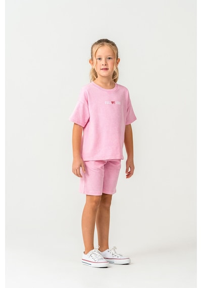 Rolypoly Kız Çocuk Pembe Bermuda Takım Rp3802-c-v3 Pembe