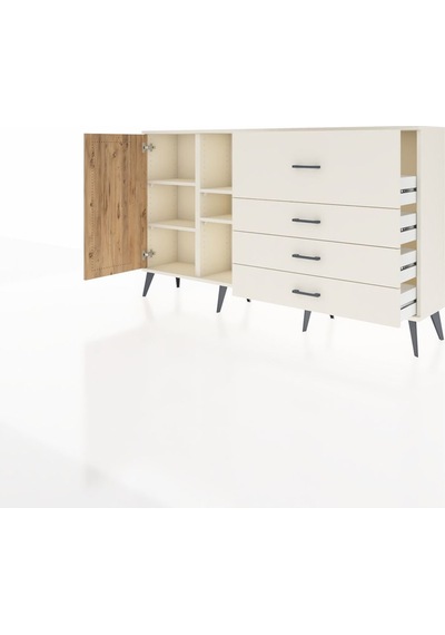 Arges Konsol 4 Raflı 4 Çekmeceli Tek Kapaklı 176x30x99 Aytaşı-çam/aytaşı Atlas Çam/aytası - Aytası Arges Konsol 4 Raflı 4 Çekmeceli Tek Kapaklı 176x30x99 Aytaşı-çam/aytaşı Atlas Çam/aytası - Aytası
