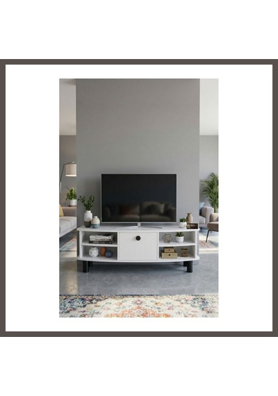 Bezos Vienna Tv Sehpası Suntalam Beyaz 136x44 Cm Nxrlvng