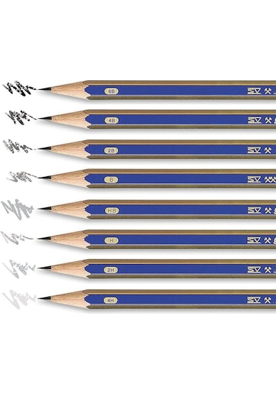 Faber Castell Goldfaber Dereceli Kurşun Kalem B-H Seri Seçenekli 2B