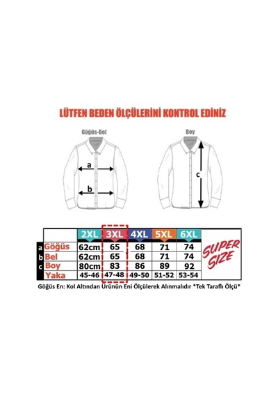 Erkek Büyük Beden Battal Boy Kısa Kollu Gömlek (541120575)
