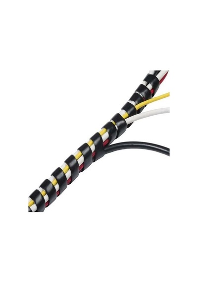 Çetsan Kablo Toplama Spiral No:25 Siyah 1mt
