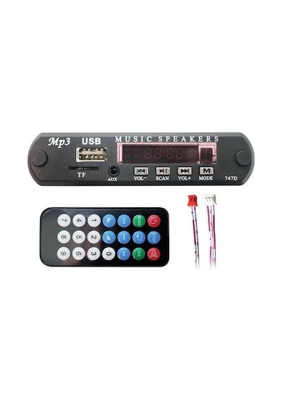Usb Aux Çevirici Usb 123 Mikrofonlu (telefon Alma Özellikli)