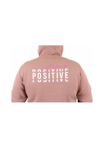 Moc Grande Mocgrande Erkek Büyük Beden Kapuşonlu Sweat Positive 23211 S.kahve