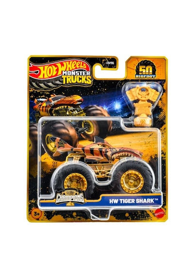 Hot Wheels Monster Trucks Tiger Shark Trophy Şampiyonları