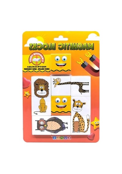 İki Parçalı Manyetik Hayvan Figürleriyle Eğlenceli Puzzle