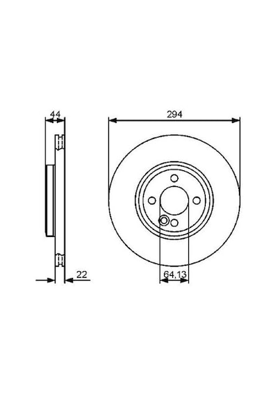 Mini Cooper S Clubman R55 1.6 2007-2010 Bosch Ön Disk 294mm 2 Adet