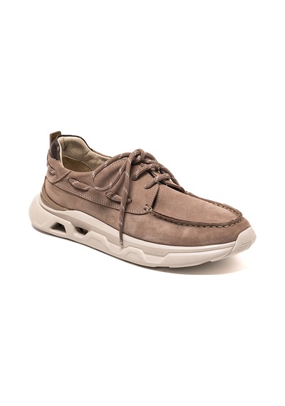 Sneaker Erkek Og-2410 John May 923-144 Gri Havlu Nbk-kahve Marsel
