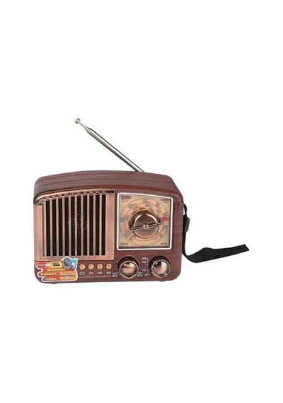 Mini Nostaljik Radyo Bluetooth Speaker Şarjlı Sd Kart Usb Girişli Mp3 Çalar Kablosuz Hoparlör