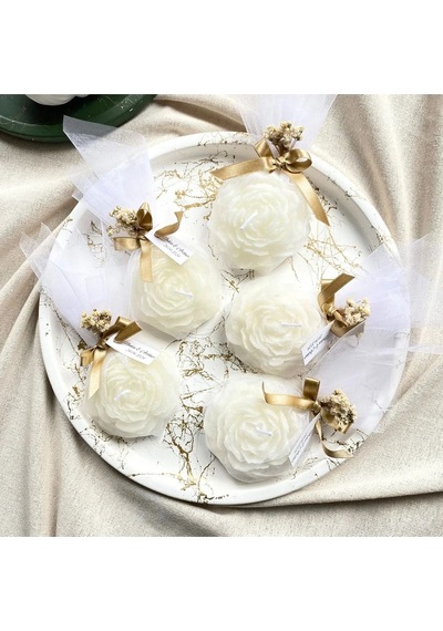 Bernami Vazo Pinterest 8 Adet Tül İçerisinde Şakayık Mum, Nikah Şekeri, Doğum, Sünnet, Düğün Nişan Söz, Kına, Doğum Günü Diğer