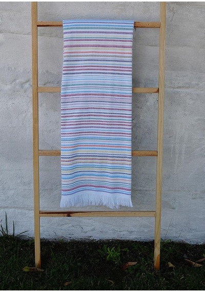 %100 Pamuk 90x170 Cm Renkli Unisex Plaj Havlusu Baveno Desen002