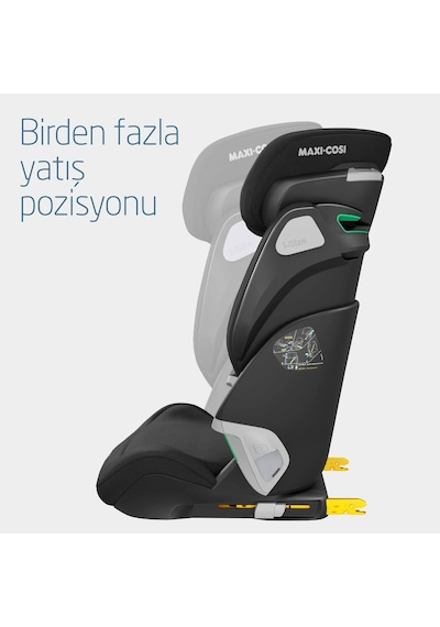 Maxi-Cosi Kore Pro Işık Sensörlü ADAC'lı İsofixli I-Size 15-36 Kg Çocuk Oto Koltuğu Authentic Black