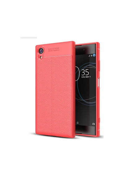 Sony Xperia Xa1 Plus Kilif Deri Görünümlü Korumali Niss Silikon 406462982