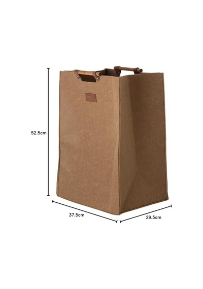 Dodie Keçe Çamaşır Sepeti Koyu Bej 29.5x37.5x52.5 Çok Renkli