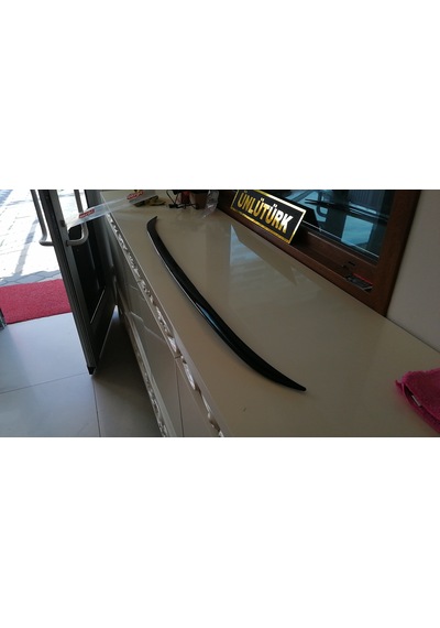 OtoÇizgi Renault Symbol 2013 Sonrası Bagaj Üstü Spoiler Piano Black-Beyaz OtoÇizgi