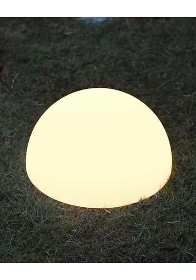 Orbis Solar Yuvarlak Bahçe Lambası - 30 Cm Beyaz