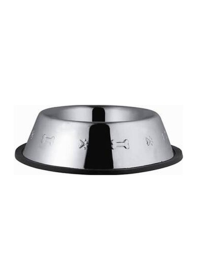 Northcity Desenli Metal Kedi Ve Köpek Mama Su Kabı 8 Oz 12 Cm