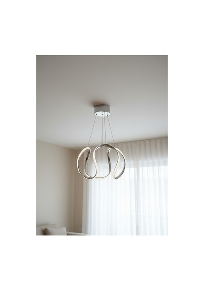 Nova Modern Krom Led Avize Modern Salon & Oturma Odası
