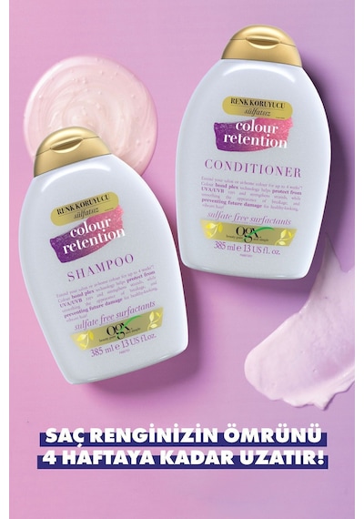 OGX Colour Retention Renk Koruyucu Sülfatsız Şampuan 385 ml