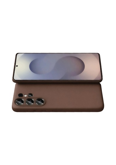 Samsung Galaxy  Uyumlu  S26 Ultra First Silikon - Kahverengi