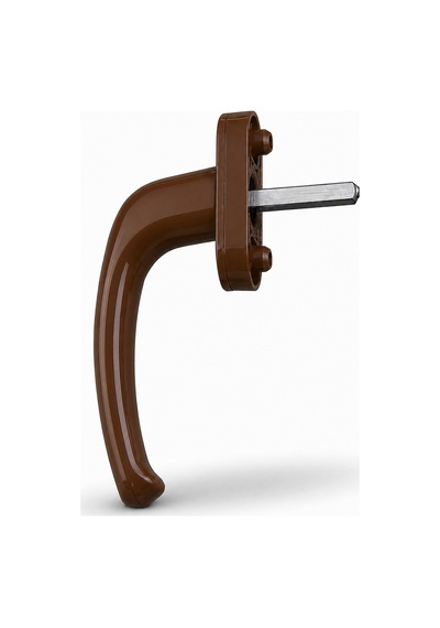 Pvc Pencere Kolu Pimapen Plastik Pen Kulp Kahve - 4 Adet