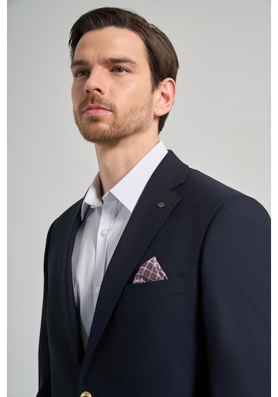 İmza Düz Bez Ayağı Mono Yaka Tam Astar Esnek 6 Drop Comfort Fit Ceket 1002245902 Koyu Lacivert İmza Düz Bez Ayağı Mono Yaka Tam Astar Esnek 6 Drop Comfort Fit Ceket 1002245902 Koyu Lacivert