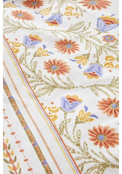 Karaca Home Clarice %100 Pamuk Çift Kişilik Nevresim Pike Takımı Multicolor 200.22.11.0340 Çok Renkli