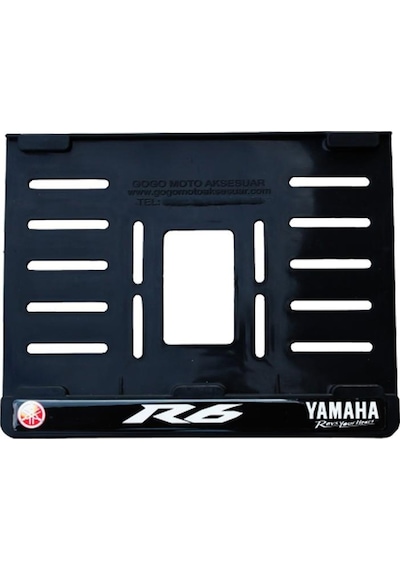 Yamaha R6 Uyumlu 2 Plastik (15x24 Cm) Kırılmaz Plakalık