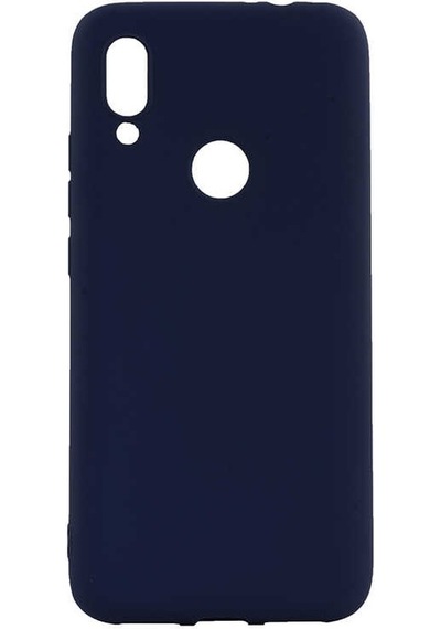 Xiaomi Redmi 7 Kılıf Zore Premier Silikon Kılıf - Lacivert